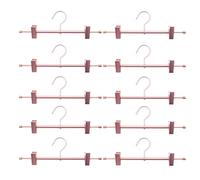 Wrtysully 10 Piezas de Perchero de Falda de Pantalones Fuerte de Alta Resistencia con Clip