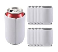 Wrtysully 10 Piezas Enfriador de Lata de Cerveza de Neopreno Copa de Bebida de Botella Cubierta de Envoltura Aislante