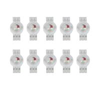 Wrtysully 10 Uds 3X3W de Alta Potencia RGB Rojo Verde Azul LED LáMpara Luz LáMpara de Ahorro de EnergíA Bombillas de Cuentas 6PIN 45MIL 3W Chip de Alta Potencia