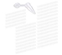 Wrtysully 1000 x Tubos de Centrifuga 0.2ml Fondo Redondo con Tapas Adjuntas Transparente