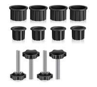 Wrtysully 12 Piezas Base de Paraguas Soporte Anillo de Orificio Cubierta y Tapa Soporte de Paraguas Reemplazo Soporte Base Estabilizador