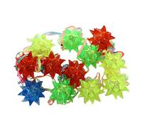 Wrtysully 12 x Colgante Estrella Bola Destellado LED