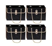 Wrtysully 16 Piezas Caja de Flores Caja de Embalaje de Rosas Regalos de Fiesta de Cumpleaños del Día de San Valentín Bolsa de Papel de Regalo Caja de Regalo,C