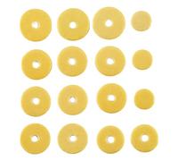 Wrtysully 16 piezas de flauta almohadillas de Reemplazo Exquisito Instrumento de viento