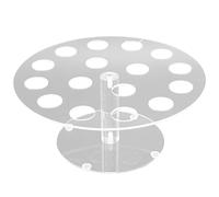 Wrtysully 16 Soporte Cono de Helado de AcríLico/Sushi Soporte de Rollo de Mano Transparente