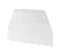 Wrtysully 19 cm x 12.5cm Raspador Espatula Herramienta de Decoracion Plano Plastico para Pastel