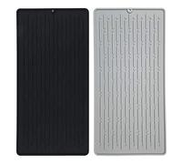 Wrtysully 2 Alfombrillas de Silicona para Secar Platos, Resistente al y Antideslizante para Cocina, Vajilla, Alfombrilla de Secado.