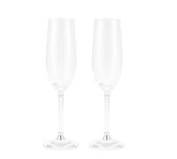 Wrtysully 2 Piezas Gafas de Boda Personalizado Flautas de Champán Cristalino Regalo del Partido Tostado Copa de Cristal