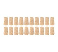Wrtysully 20 Pcs/Lote Tapones de Madera Natural Tapones de Vino Tapón de La Botella de Madera Tapones de Botella de Vino Tipo Cono Tapón de Sellado Tapones de Cerveza Tapones de Botella