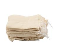Wrtysully 200 Piezas Bolsas de Muselina de AlgodóN Bolsita Bolsas de CordóN Multiusos para Joyas de Té Almacenamiento de Favores de Banquetes de Boda (4 X 6 Pulgadas)