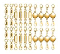 Wrtysully 24 Cierres y Broches Magnéticos para Collares, de Joyería, de Bloqueo, Extensor de Pulsera para Fabricación de Joyas