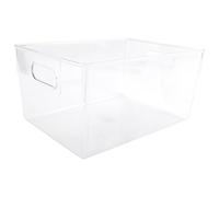 Wrtysully 29X20X15Cm AcríLico Transparente Refrigerador Caja de Almacenamiento Dormitorio de Escritorio BañO Caja de Almacenamiento