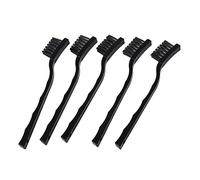 Wrtysully 3 x 0.5cm Cepillo antiestatico Manejar de plastico de Negro 5pzs