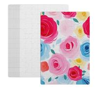 Wrtysully 30 Juegos de Rompecabezas de Sublimación en A4, Rompecabezas de Transferencia de Prensa de DIY, Rompecabezas de Sublimación