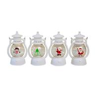 Wrtysully 4 Faroles NavideñOs para Interior, Minivela Colgante, Farol LED, Farol NavideñO para Mesa, Fiesta al Aire Libre