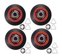 Wrtysully 4 Piezas Rueda de Cilindros del Secador Apto para, 8536974 Reemplaza, 8536973, W10314171, WPW10314173, PS11752609
