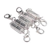 Wrtysully 5 X Accesorios de Joyas Broches magneticos Plateado 6mm