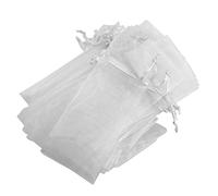 Wrtysully 50 Piezas Bolso De Abanico De Mano Plegable De Organdí con Cordón Bolsa De Regalo Favor De Boda Fiesta