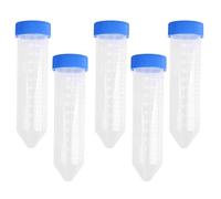 Wrtysully 50 Unidades 50 Ml de Tubo de Tubo de Centrífuga de Plástico Vial Lab Test Container