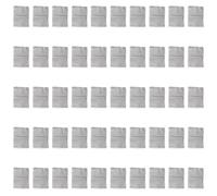 Wrtysully 50 Unids Papel de Aluminio Almuerzo Enfriador Bolsa Aislamiento Plegable Picnic Bolsa de Hielo Portátil Bolsa Térmica de Alimentos Bolsa de Entrega de Alimentos