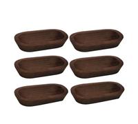 Wrtysully 6 de Madera para Masa para Hacer Velas de Madera para Masa A Granel para Decoración Adornos de Madera Tallados A Mano para Comida Pan