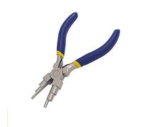 Wrtysully 6 en 1 de Mano Formando Anillos una Prueba de Herrumbre Alicates para Hacer Fianzas para 3Mm una 10Mm de Acero Al Carbono Herramienta PortáTil de JoyeríA Alambre Looper