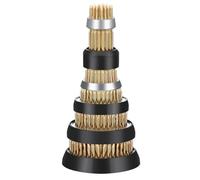 Wrtysully 6 Piezas de Ranas de Flores, Ranas Florales Redondas de Latón, Soporte para Flores, Jarrón Japonés Ikebana, Arreglos Florales Kenzan, Herramientas Fijas de Flores