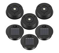 Wrtysully 6 Piezas Luces Solares de Repuesto Parte Superior de 7 LúMenes Piezas de Linterna Solar LED Panel Solar Tapa de Linterna Luces para Colgar al Aire Libre