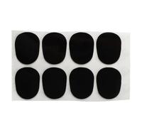 Wrtysully 8 Cojines Almohadillas de Parches Boquilla para Saxofon Alto 0.8mm Negro
