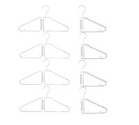 Wrtysully 8 Perchas Plegables, Perchas Plegables de Plástico, Perchas de Ropa Plegables Portátiles, Perchas de Viaje Plegables ()
