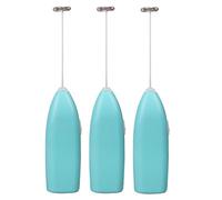 Wrtysully Agitador Completamente Automático de Café Agitación Varilla de Leche Bubbler Batidor de Huevo Eléctrico Mini Eggbeater Crema Batidor Azul