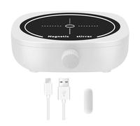 Wrtysully Agitador MagnéTico Mini Mezclador Agitador de Laboratorio Placa Agitadora PortáTil para Laboratorio