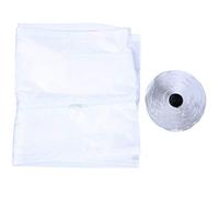 Wrtysully AirLock Window Seal para Aire Acondicionado, Placa Sellado de Tela Flexible de 400cm para Unidades de Aire Acondicionado móviles, de Ventana con Cremallera y Adhesivo