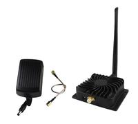 Wrtysully Amplificador WiFi 2,4 GHz 5W Amplificador de SeñAl de Potencia WiFi Amplificador de Rango de Enrutador Ampliar Amplificador 3000MW 802.11B/G Enchufe UE