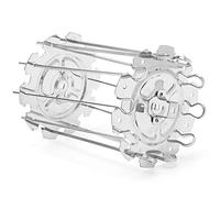 Wrtysully Asador de Metal de Acero para Barbacoa Jaula de Agujas para Brochetas de Asador Parrilla para Hacer Kebab en Horno