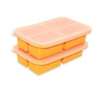 Wrtysully Bandeja para Congelar de Silicona para Tazas con Tapa, 2 Piezas, Bandeja para Congelador de Silicona de FáCil LiberacióN, Moldes para Congelar Alimentos, Congelar y Almacenar Sopa