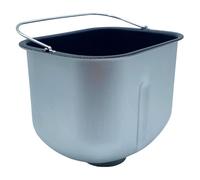 Wrtysully Bandeja para Hornear Pan, Cubeta Antiadherente para Mezclar Pan, Revestimiento de Barril de Pan de Metal, Barril de Hornear Reutilizable para Mezclar Masa de Harina