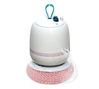 Wrtysully Bola de Limpieza Eléctrica para Descontaminación de Lavavajillas, Bolas de Limpieza Mágicas Ecológicas, Minilavavajillas Recargable por USB B