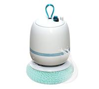 Wrtysully Bola de Limpieza Eléctrica para Descontaminación de Lavavajillas, Bolas de Limpieza Mágicas Ecológicas, Minilavavajillas Recargable por USB A