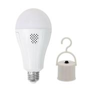Wrtysully Bombilla de Carga de Emergencia con Gancho, Alta Luminosidad, E27, Recargable, para Emergencias, de Energía, Camping, Pesca, Luz Portátil