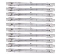 Wrtysully Bombilla HalóGena R7S 118 Mm 200 W 230 V Paquete de 10 Barra HalóGena Bombilla HalóGena R7S LáMpara de Barra HalóGena Regulable R7S Luces