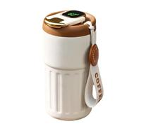 Wrtysully Botella Térmica de 450 Ml con Pantalla Inteligente y Temperatura, de Vacío de Acero Inoxidable 316, de Café para Oficina