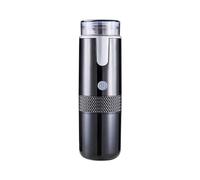 Wrtysully Cafetera ElectróNica MáQuina de Espresso Recargable Cafetera PortáTil para AutomóVil Hacer Café Molido y Espresso Viajes Camping