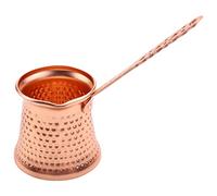 Wrtysully Cafetera Turca Turca Cafetera Turca Cafetera de Cobre Turco para la CafeteríA Cezve Manejar de Metal Cevze