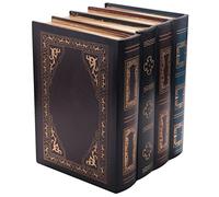 Wrtysully Caja De Libro Falso Accesorios De Almacenamiento Vintage Embalaje De Almacenamiento De Joyas De Libro Ornamento Libro De Estudio Madera Antiguo ClÁSico