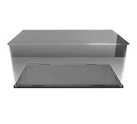 Wrtysully Caja de ProteccióN de ExhibicióN una Prueba de Polvo Caliente Modelo de Coche de Juguete Transparente, Adecuado para 1/18