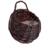 Wrtysully Cesta Colgante Tejida para Pared, Maceta Colgante, Cesta de Almacenamiento, Contenedor de Almacenamiento Anidado