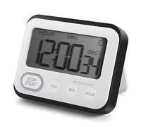 Wrtysully Cocina Temporizador de Cuenta AtráS Digital: el Contador NiñOs Grandes LCD Sencilla Clip MagnéTico de Reloj Mini Minuto Segundo CronóMetro Hora Timbre de Gigante Grande