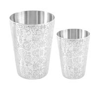 Wrtysully Coctelera Coctelera Boston de Acero Inoxidable 304 Barra de Ferramentas DiseñO de Grabado Boston Batidor de CoctéLes Juego de Latas