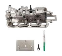 Wrtysully Computadora Plano Coche Piezas de MáQuina de Coser Industrial Coche Plano Abridor de Ojo de Cerradura Ajustable Accesorios para Ojales